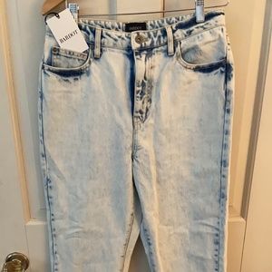 NWT Bardot High-rise, Skinny, Bleach Wash Jeans